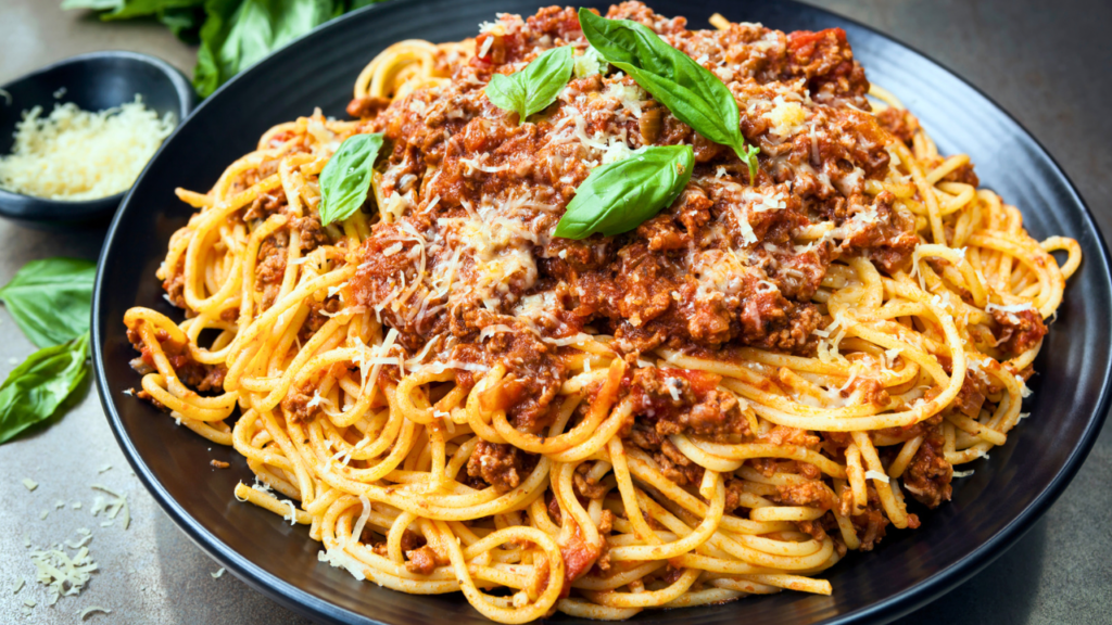 HelloFresh’s Chicken Sausage Spaghetti Bolognese Beasts Train Mean, LLC.