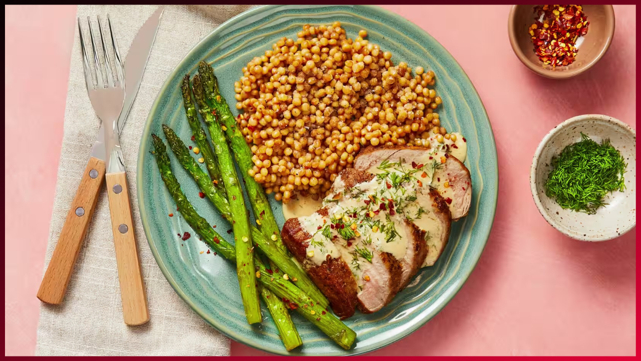 HelloFresh’s Creamy Dill Pork Tenderloin